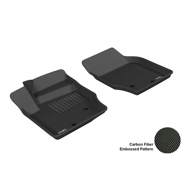 3D Maxpider VOLVO XC90 2003-2014 KAGU BLACK R1 Floor Mat L1VV00411509 - main